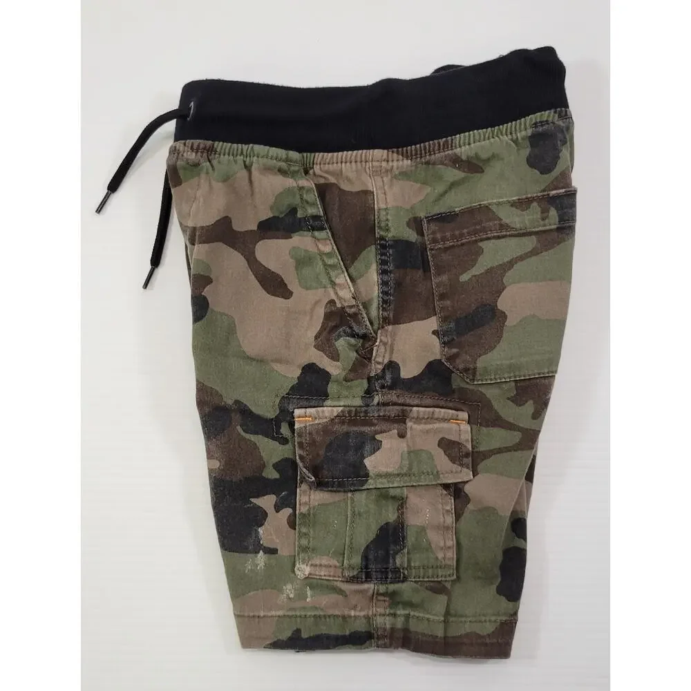 L5) Children Wonder Nation Camo Camouflage Boys Cargo Shorts Medium 8